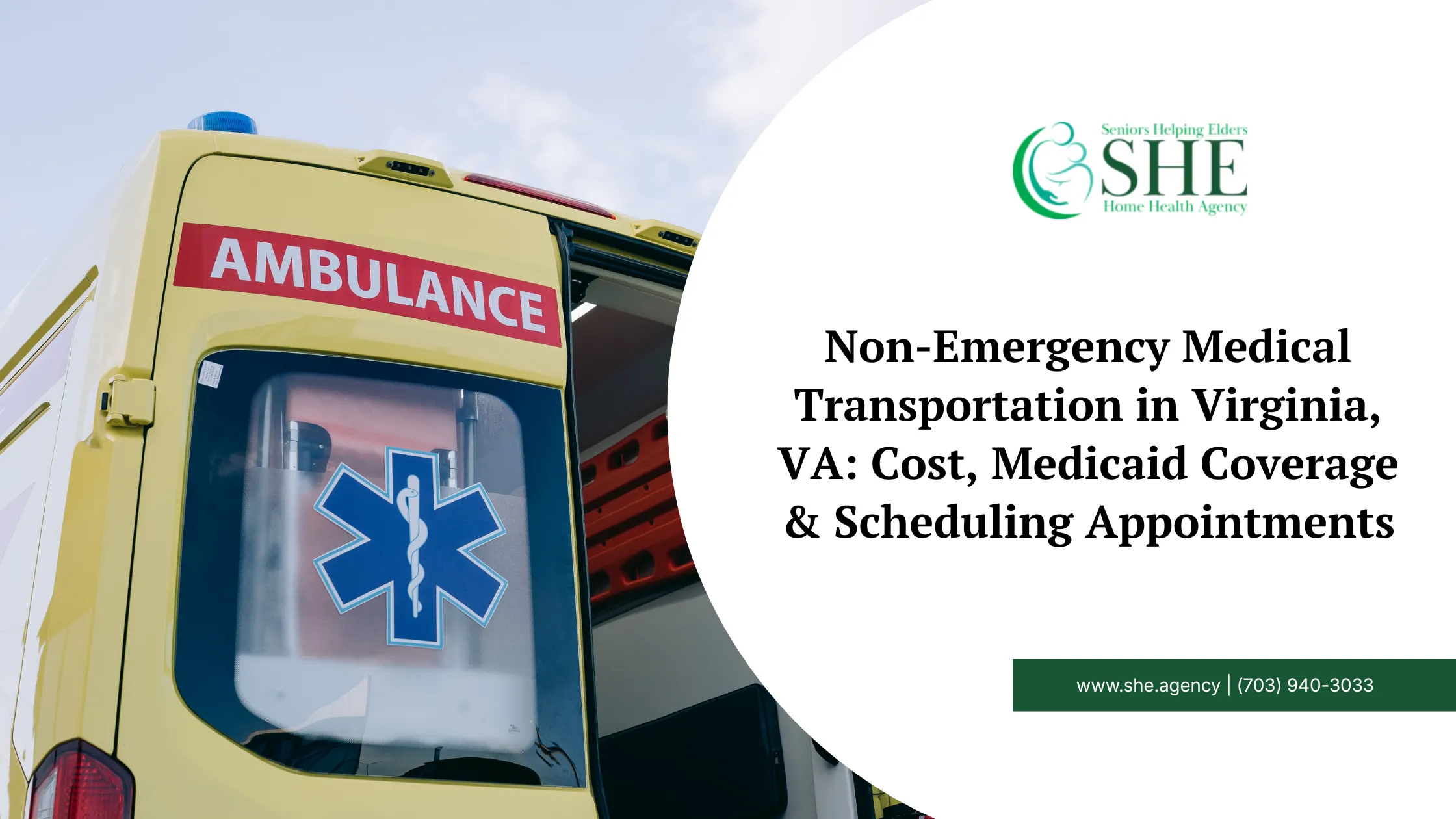 Non-Emergency Medical Transportation in Virginia, VA: Cost, Medicaid Coverage & Scheduling Appointments